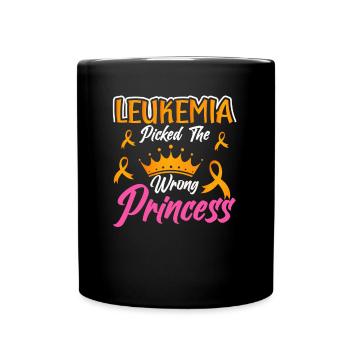 Leukemia Awareness Month Leukemia Survivor - Full Colour Mug - black - Front