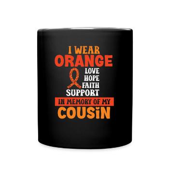 Leukemia Awareness Month Leukemia Survivor - Full Colour Mug - black - Front