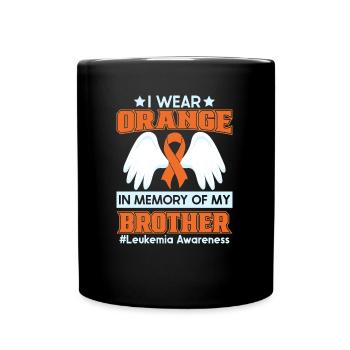 Leukemia Awareness Month Leukemia Survivor - Full Colour Mug - black - Front