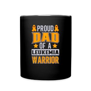 Leukemia Awareness Month Leukemia Survivor - Full Colour Mug - black - Front