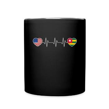 Togo - Tasse einfarbig - Schwarz - Vorne