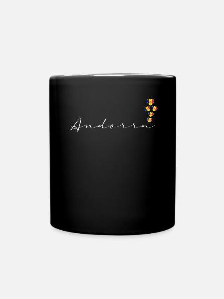 Andorre - Mug uni - noir