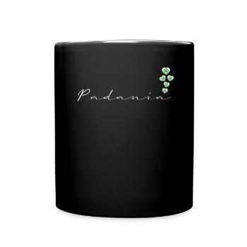 Padanien - Tasse einfarbig - Schwarz - Vorne