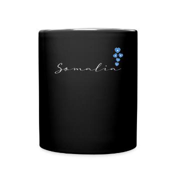 Somalia - Tasse einfarbig - Schwarz - Vorne