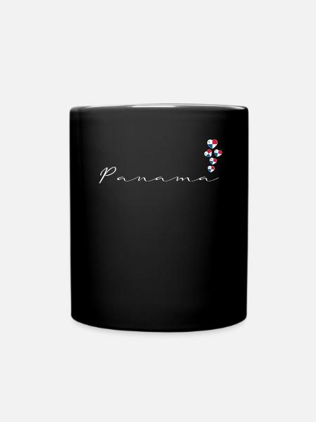 Panama - Tasse einfarbig - Schwarz