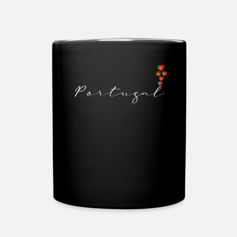 Portugal - Tasse einfarbig - Schwarz