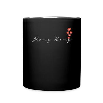 Hong Kong - Full Colour Mug - black - Front