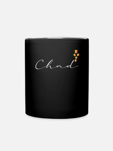 Tschad - Tasse einfarbig - Schwarz