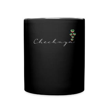 Tchétchénie - Mug uni - noir - Devant