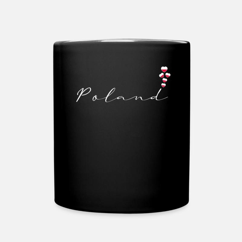 Pologne - Mug uni - noir