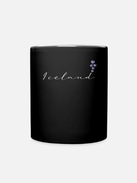 Islande - Mug uni - noir