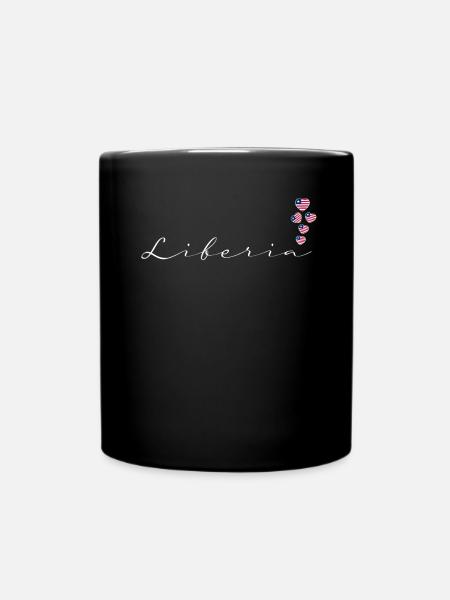 Liberia - Tasse einfarbig - Schwarz