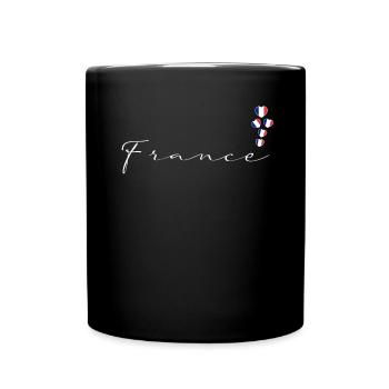 France - Full Colour Mug - black - Front