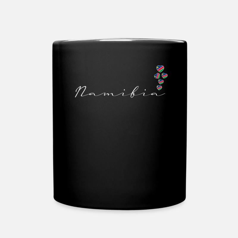 Namibia - Tasse einfarbig - Schwarz