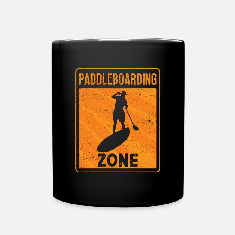 Stand Up Paddle Paddleboarding Zone Water Sports - Tasse einfarbig - Schwarz