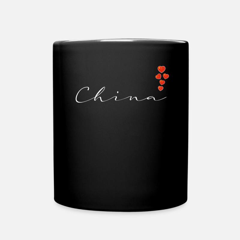 China - Tasse einfarbig - Schwarz