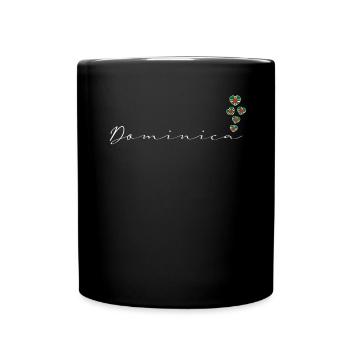 Dominique - Mug uni - noir - Devant