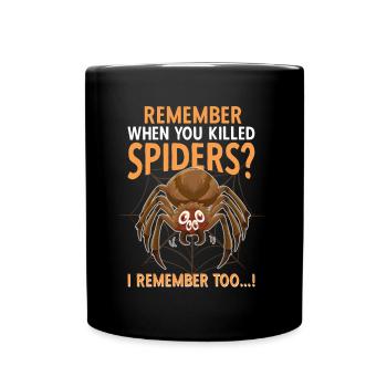 Tarentule Araignée Araignée Collectionneur Pet - Mug uni - noir - Devant