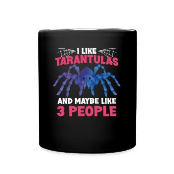 Tarentule Araignée Araignée Collectionneur Pet - Mug uni - noir - Devant