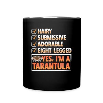 Tarentule Araignée Araignée Collectionneur Pet - Mug uni - noir - Devant