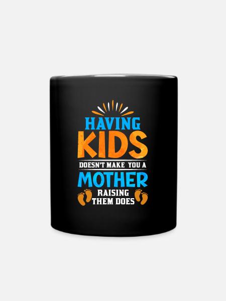 Stiefmutter - Tasse einfarbig - Schwarz