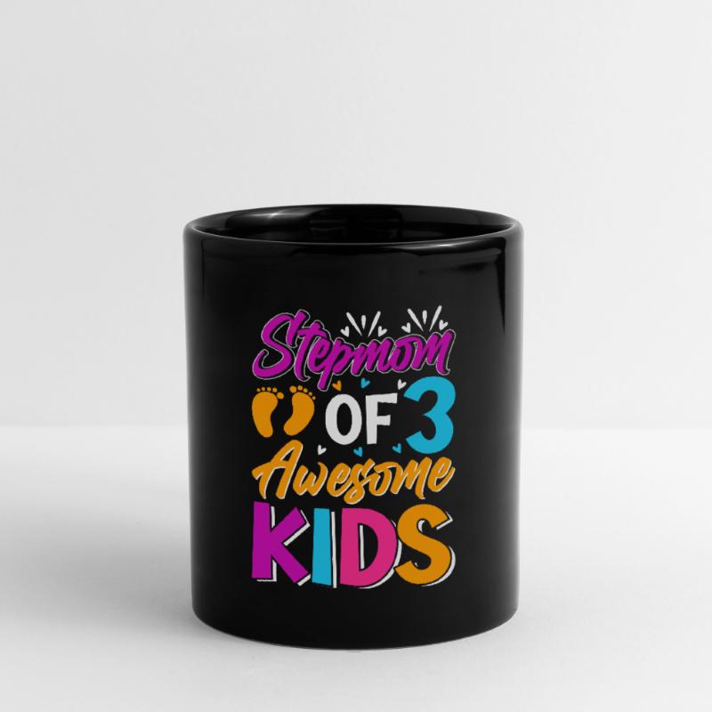 Stiefmutter Muttertag Stiefmama Mutter Tasse einfarbig