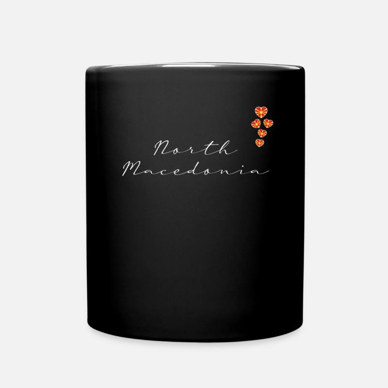 Macédoine du Nord - Mug uni - noir
