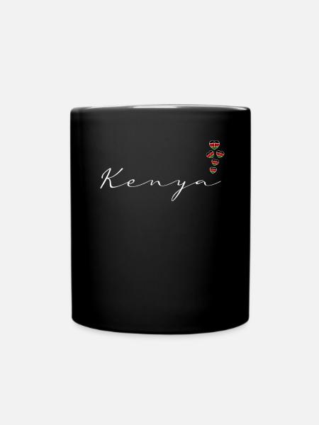 Kenya - Full Colour Mug - black