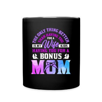 Fête des belles-mères Belle-mère Mère - Mug uni - noir - Devant