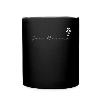 San Marino - Tasse einfarbig - Schwarz - Vorne