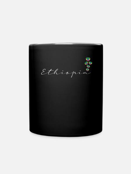 Äthiopien - Tasse einfarbig - Schwarz