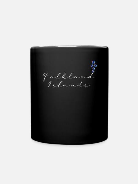 Falklandinseln - Tasse einfarbig - Schwarz
