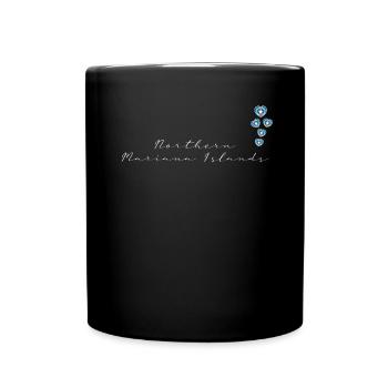 Mariannes du Nord (Îles) - Mug uni - noir - Devant