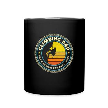 Indoor Climbing Dad Like A Normal Dad But Boulder - Full Colour Mug - black - Front
