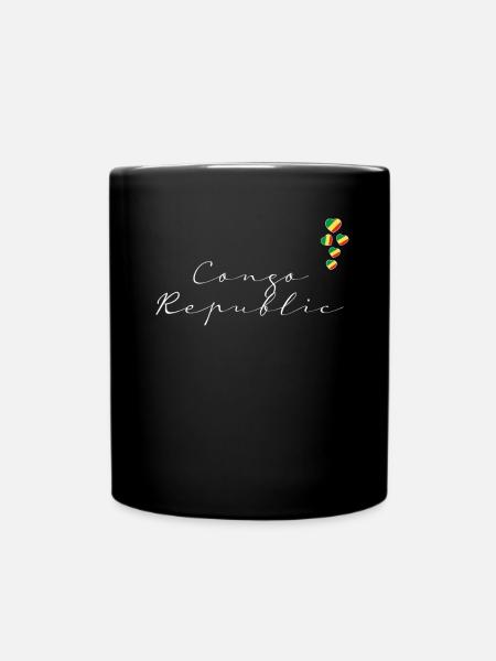 République du Congo - Mug uni - noir