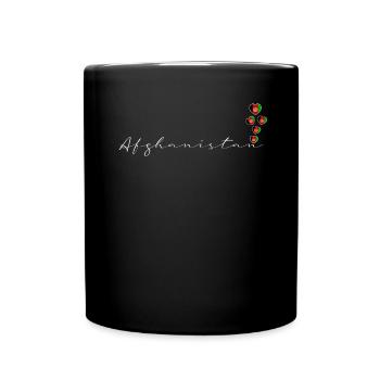 Afghanistan - Tasse einfarbig - Schwarz - Vorne
