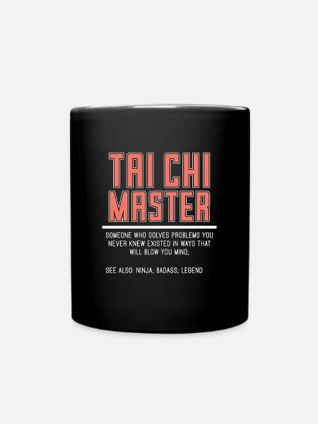 Maître de Tai Chi Quelqu’un qui résout les problèmes Taiji - Mug uni - noir