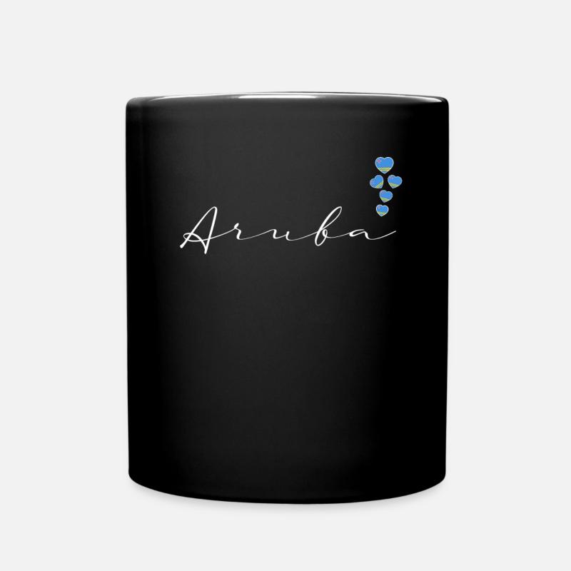 Aruba - Tasse einfarbig - Schwarz