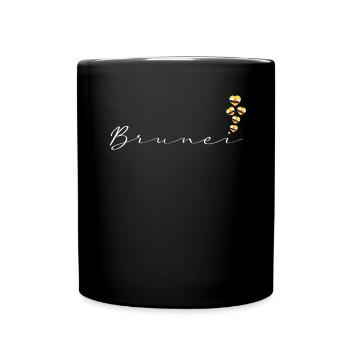 Brunei - Tasse einfarbig - Schwarz - Vorne