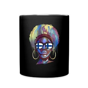 Finlande - Mug uni - noir - Devant