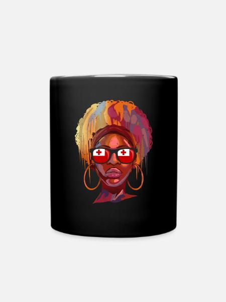 Tonga - Mug uni - noir