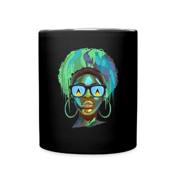 Saint Lucia - Full Colour Mug - black - Front