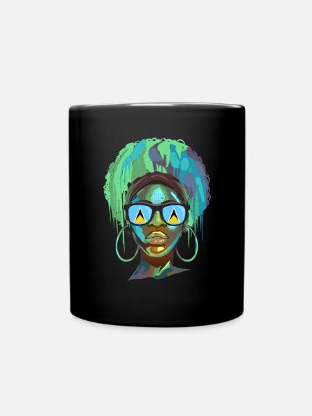 St. Lucia - Tasse einfarbig - Schwarz