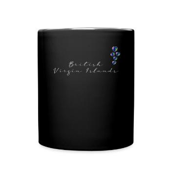 Britische Jungferninseln - Tasse einfarbig - Schwarz - Vorne