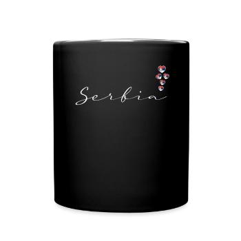 Serbia - Full Colour Mug - black - Front