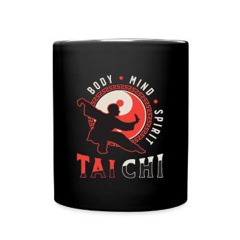 Tai Chi Corps Tai Chi Méditation Qigong - Mug uni - noir - Devant