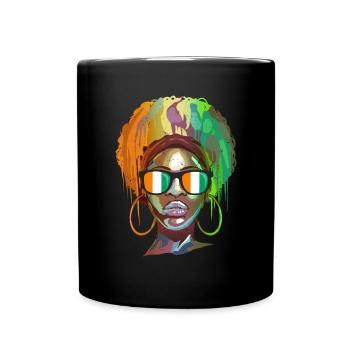 Ivory Coast - Full Colour Mug - black - Front