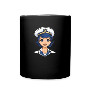 Voilier Voilier Voilier Femmes - Mug uni - noir - Devant