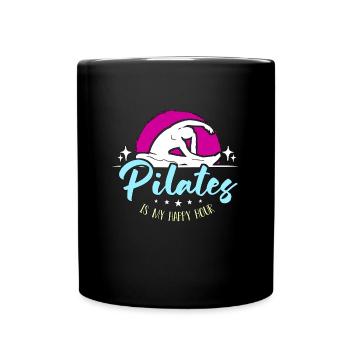 Le Pilates est mon cours de Pilates Méditation Happy Hour - Mug uni - noir - Devant
