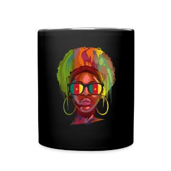 Kamerun - Tasse einfarbig - Schwarz - Vorne